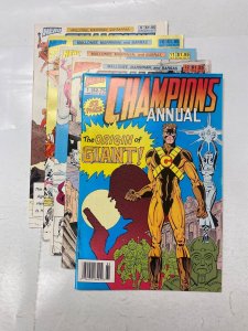 5 Champions HERO comic books #9 10 11 12 Annual #1 3 KM27