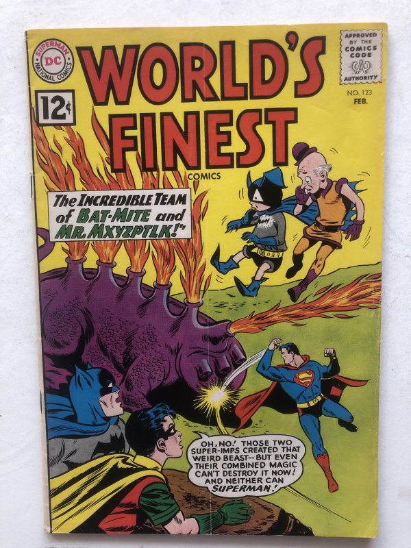 Worlds finest 123, VG+,KEY, C all my Comics!Rich color!