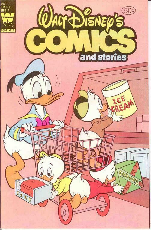 WALT DISNEYS COMICS & STORIES 492 VF-NM  1981 COMICS BOOK