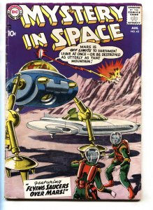 Mystery in Space #45 Grey Tone cover 1958- Flying Saucers over Mars