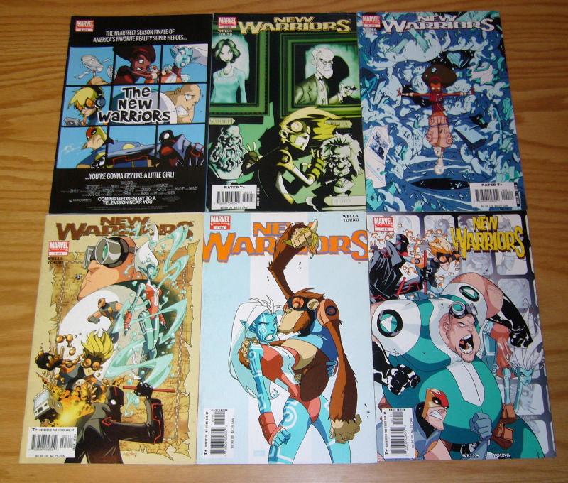 New Warriors vol. 3 #1-6 VF/NM complete series - zeb wells - skottie young 2 4 5 