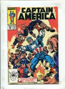 Captain America #335 - Direct Edition - 1st Appearance of Watch Dogs (7.5) 1987