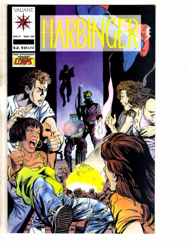 Harbinger #10 VF-NM Range Valiant Comic Book 1st Hard Corps Appearance 1992 J256