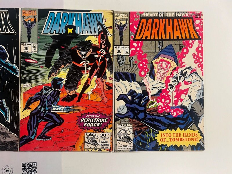 4 Dark Hawk Marvel Comic Books # 15 16 17 32 Avengers Defenders Hulk 25 JS30