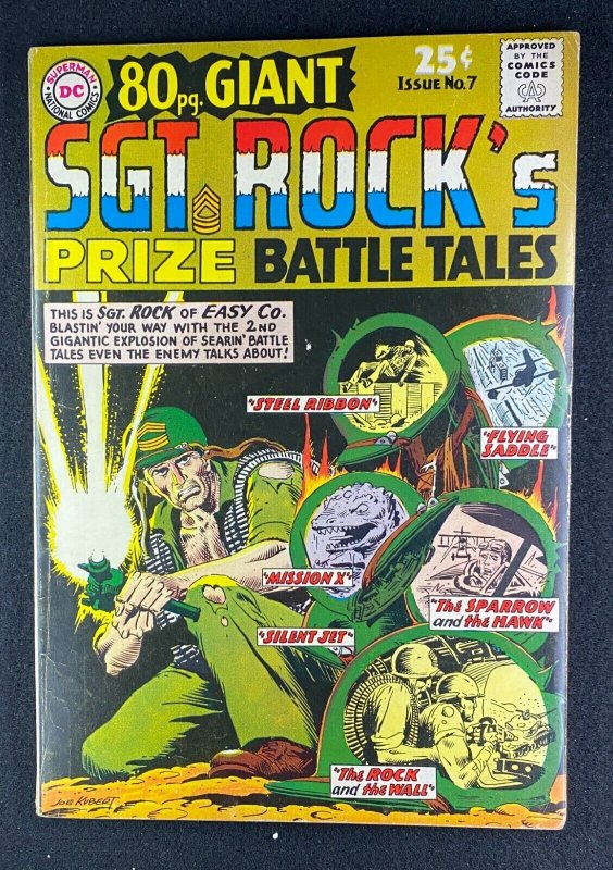80-Page Giant (1964) #7 FN- (5.5) Sgt. Rock's Prize Battle Tales Joe Kubert