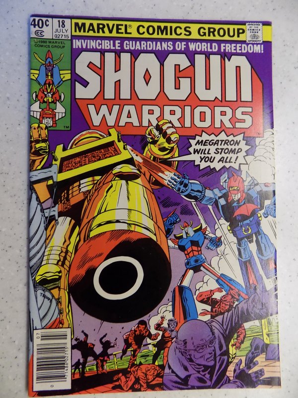 SHOGUN WARRIORS # 18 MARVEL ACTION ADVENTURE TV