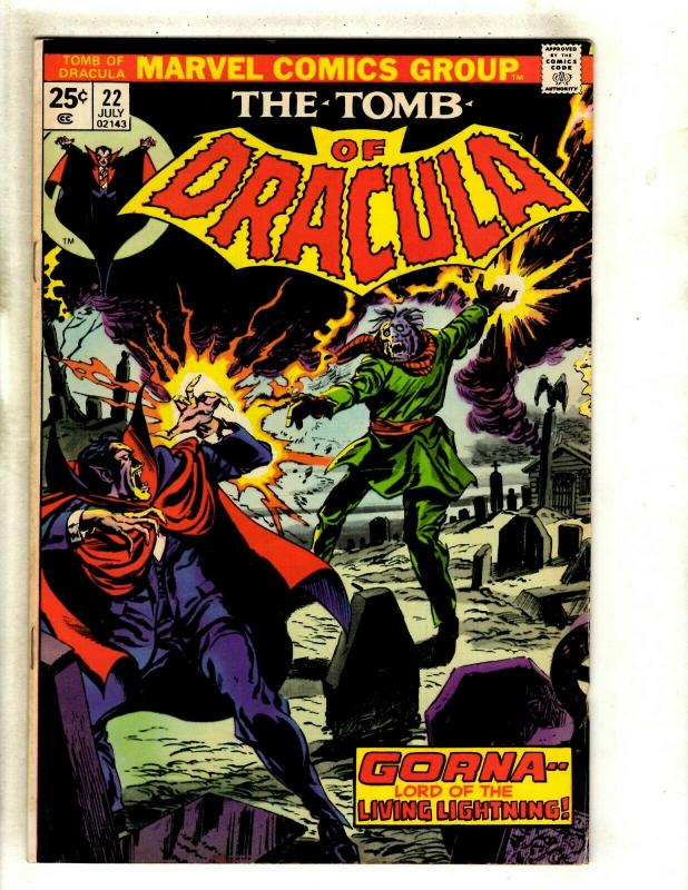 Lot Of 6 Tomb Of Dracula Marvel Comic Books # 22 23 24 25 26 27 VF Range RS1