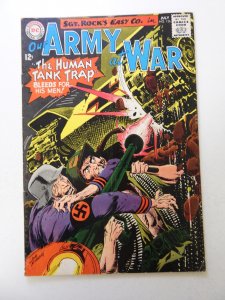 Our Army at War #156 (1965) VG condition subscription crease