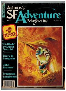 Asimov's SF Adventure Magazine # 4 John Brunner Barry Longyear David Gerrold S74