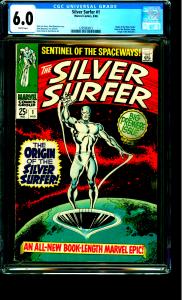 Silver Surfer #1 CGC Graded 6.0 Origin of the Silver Surfer