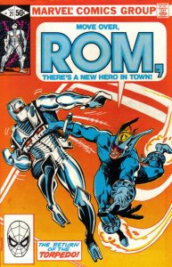 Rom (1979 series)  #21, NM- (Stock photo)