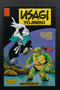 Usagi Yojimbo #10 Leonardo Ninja Turtle Appearance Aug 1988