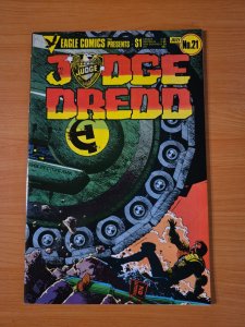 Judge Dredd v1 #21 ~ NEAR MINT NM ~ 1985 Eagle Comics