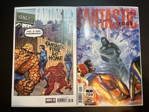 FANTASTIC FOUR #7 CVR A + 1:25 JACK KIRBY HIDDEN GEM VAR NM 2023 PROSHIPPER