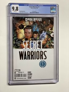 Secret Warriors 1 cgc 9.8 wp marvel 2009
