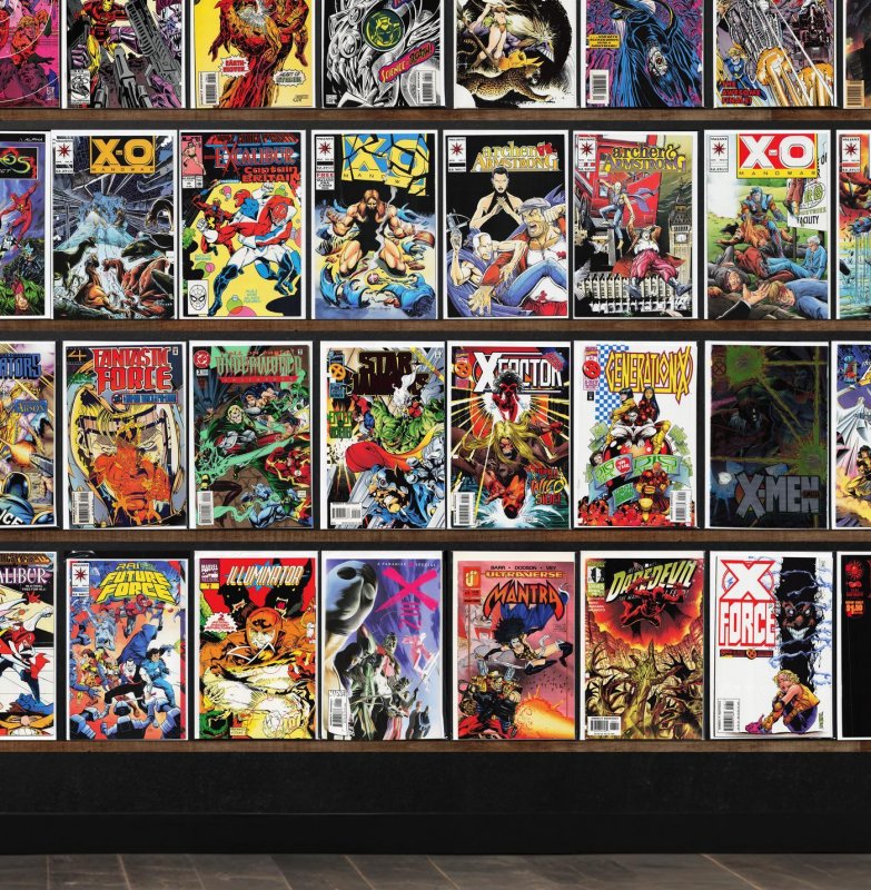 Huge Lot 150+ Comics with Iron Man, Knights Of Pendragon & More!