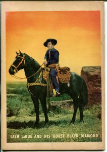 Lash LaRue Western #4 1950-Fawcett-B-Western film star-photo covers-VG-