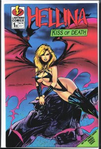 Hellina: Kiss of Death Cover B (1995) Hellina