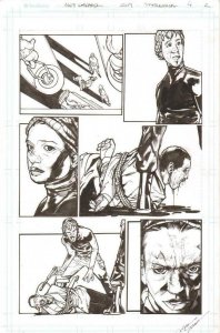 Pandemica #4 pg 2 Original Art Alex Sanchez bestselling author Jonathan Maberry