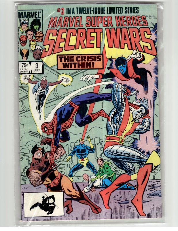 Marvel Super Heroes Secret Wars #3 (1984) [Key Issue]