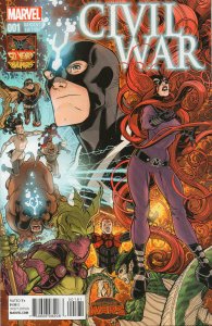 Civil War Secret Wars #1 - 50 Years Of Inhumans Variant - 2015 (Grade 9.2)