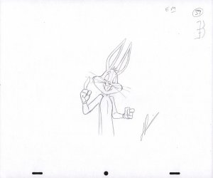 Bugs Bunny Animation Pencil Art - 39 - Wagging Finger