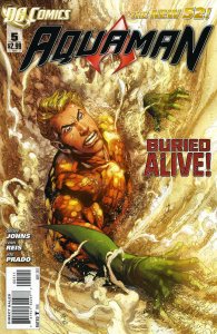 Aquaman (7th Series) #5 VF/NM ; DC | New 52 Geoff Johns Buried Alive