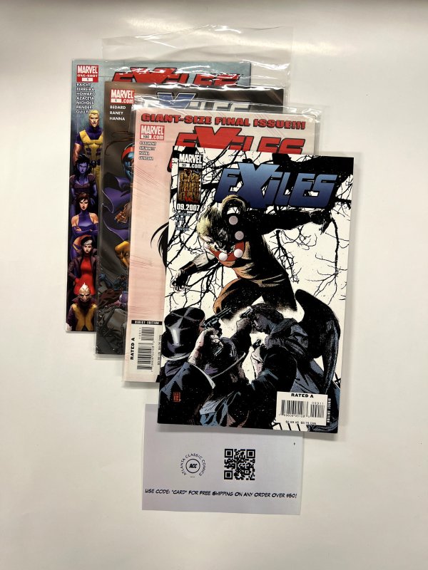 4 Exiles Marvel Comic Books # 1 1 99 100 Avengers Defenders Spiderman 75 JS15