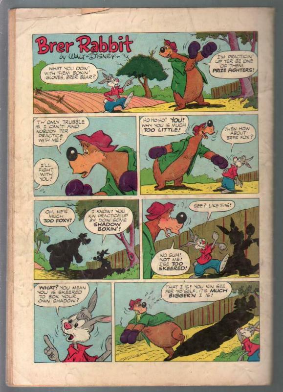 Song Of The South Featuring Brer Rabbit-Four Color Comics #693 1955-VG