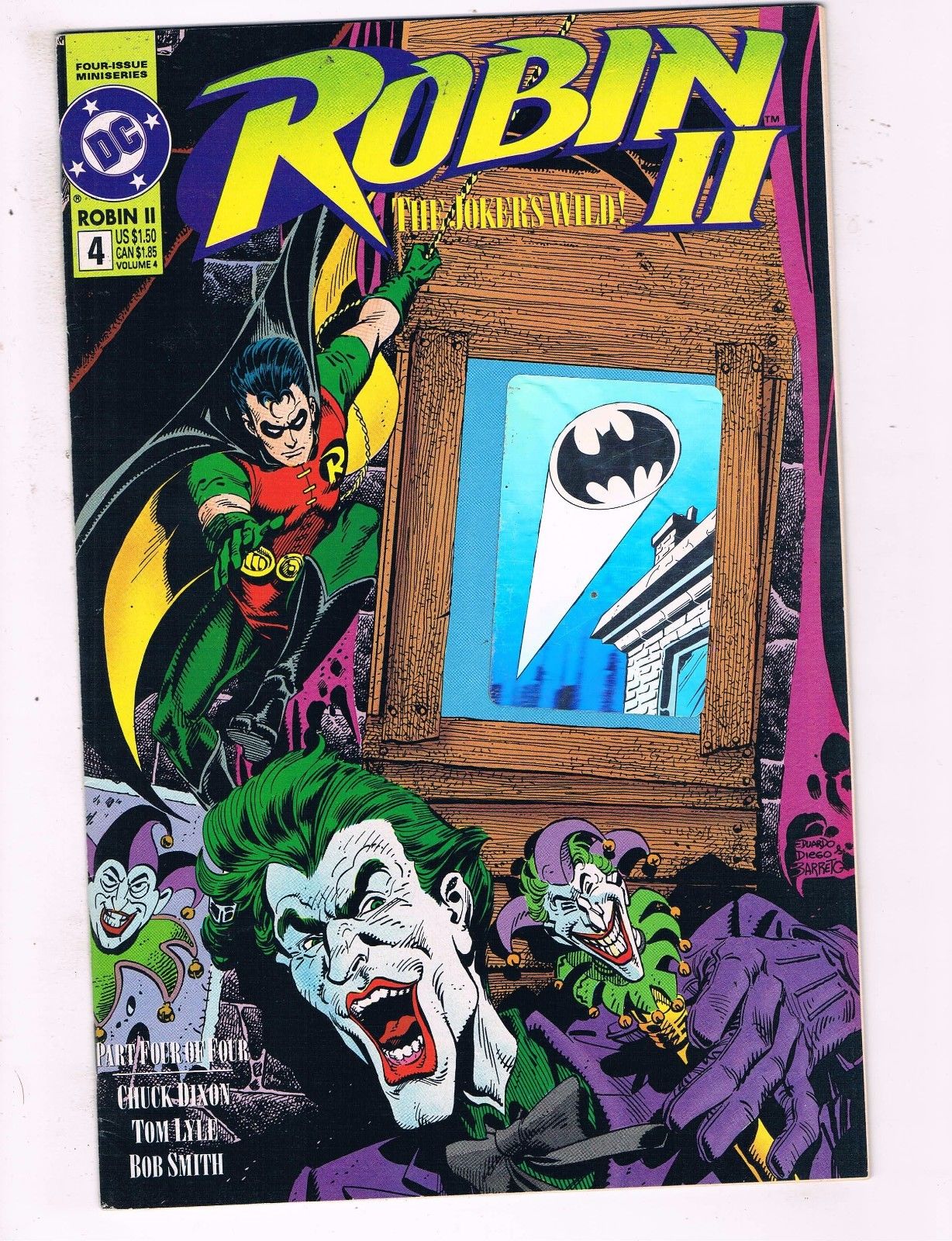 Robin Two 4 Vf Dc Comics The Jokers Wild Comics Book Dixon Batman De16 Comic Books Modern 5265