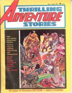 THRILLING ADVENTURE STORIES 1 Heath,Thorne 1975 VG