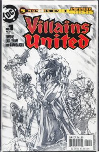 Villains United #1 Second Print Cover (2005) [Key Issue]