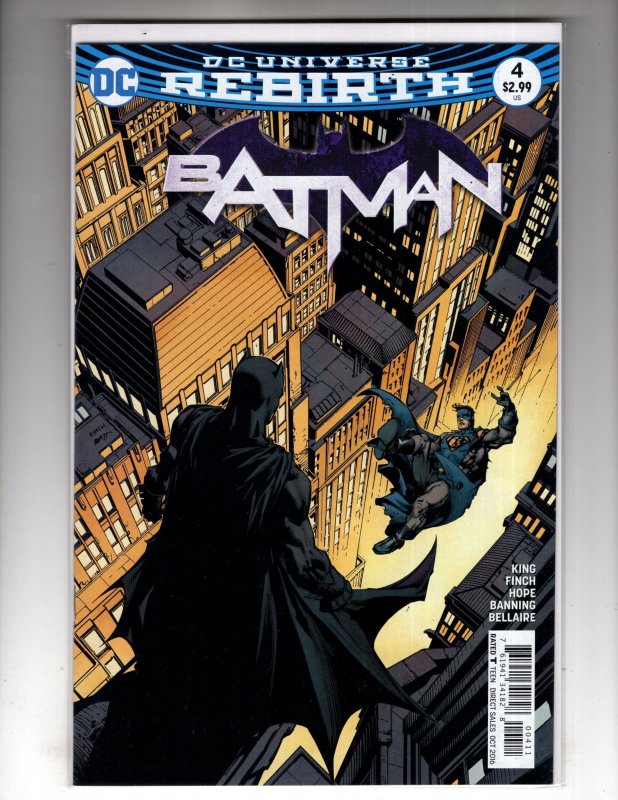 Batman #4 (2016)   >>> $4.99 FLAT-RATE Shipping !!! see More ! / HCA#2