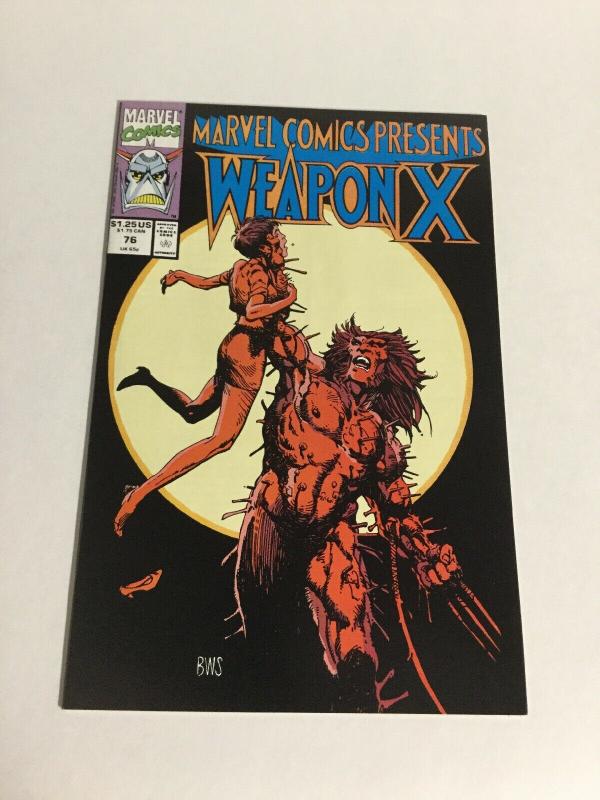 Marvel Comics Presents 76 Nm Near Mint Wolverine Weapon X