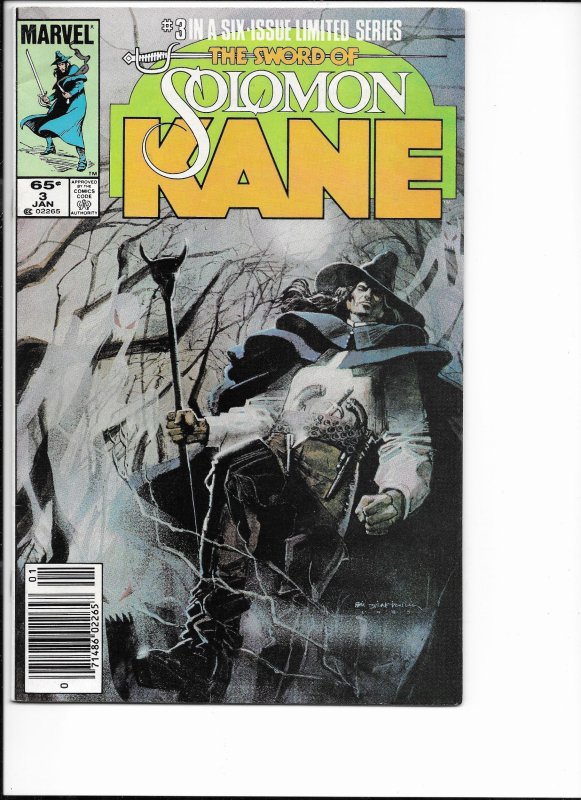 The Sword of Solomon Kane #3 Newsstand Edition (1985)