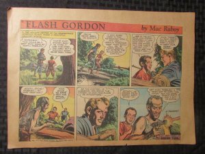 1954 FLASH GORDON Color Newspaper Strips by Mac Raboy LOT of 6 VG 7/4 - 8/22