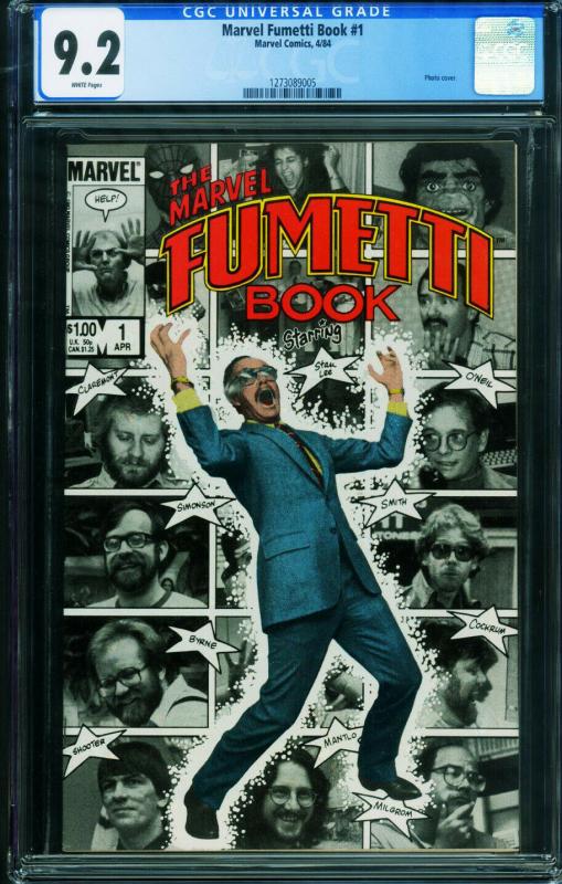 MARVEL FUMETTI BOOK #1 CGC 9.2 STAN LEE COVER-comic book 1273089005