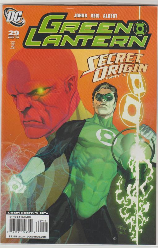 DC COMICS - GREEN LANTERN #29 - SECRET ORIGIN - MAY '08 - NEW - UNREAD