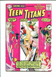 SHOWCASE PRESENTS THE RETURN OF THE TEEN TITANS #59 1965-ROBIN-KID FLASH-FN+