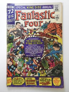 Fantastic Four Annual #3 (1965) Wedding Reed/Sue! Fair Condition! See Descript