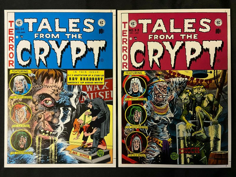 TALES FROM THE CRYPT PORTFOLIO 30 COVERS 13.5 x 10 1979 