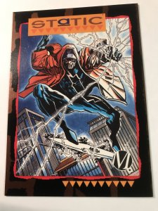 STATIC Milestone #21 promo card : DC Skybox 1993 NM/M; scarce item