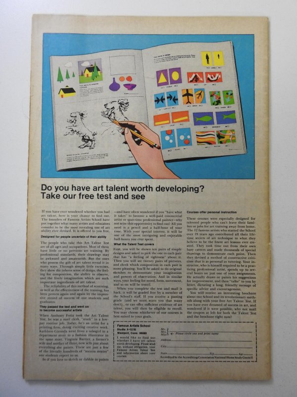 The X-Men #66 (1970) GD/VG Condition 1 1/2 in spine split