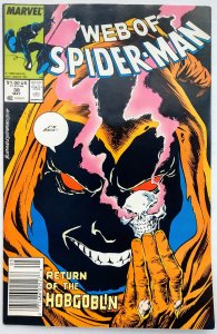 Web of Spider-Man #38 NEWSSTAND (VF)(1989)