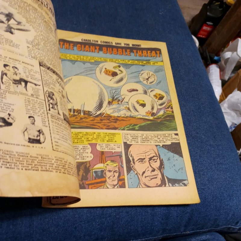 MYSTERIES OF UNEXPLORED WORLDS #16 charlton comics 1960 silver age horror scifi