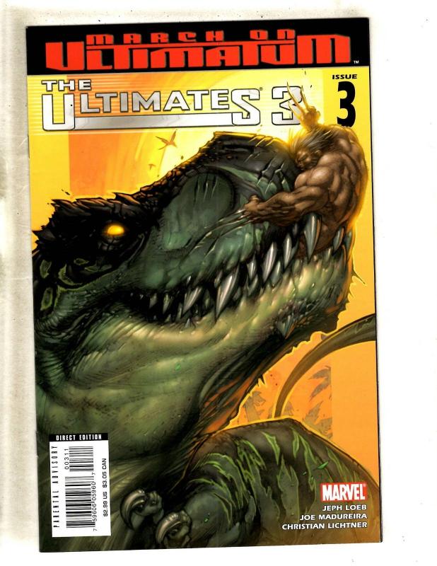 Lot Of 9 Marvel Comic Books Ultimates 3 # 1 2 3 (2) 4 5 + Loki # 1 2 3 Hulk MF11