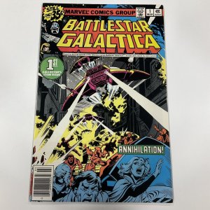 BATTLESTAR GALACTICA 1 NEWSSTAND NM NEAR MINT MARVEL