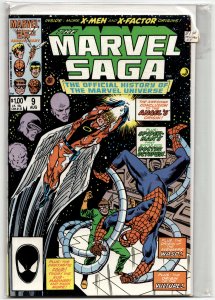 The Marvel Saga The Official History of the Marvel Universe #9 (1986) Marvel ...