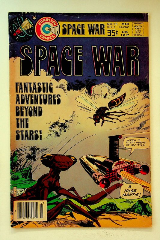 Space War #28 (Mar 1978; Charlton) - Good+