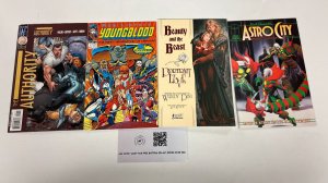 4 Comics Youngblood 1 Beauty & Beast Portrait Astro City 11 Authority 22 5 JW16